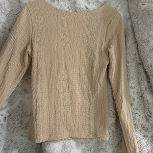 Tan Long Sleeve Tee